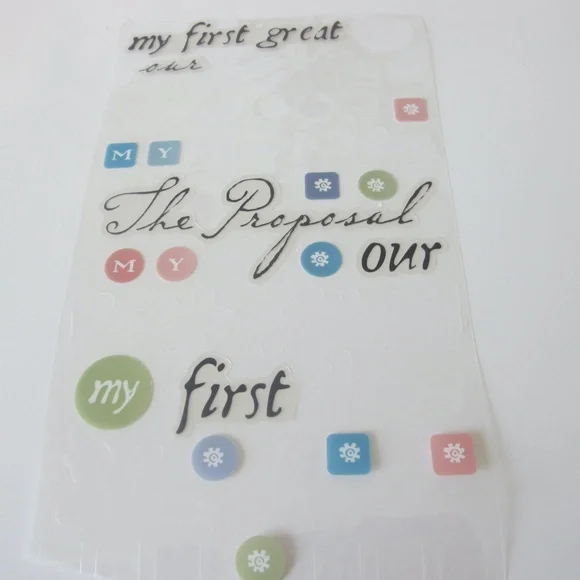 Scrapbooking Sticker Bundle For Paper Crafts Wedding Love - Picture 14 of 16